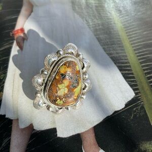 Silver Statement Ring NATIVE Sheila Becenti